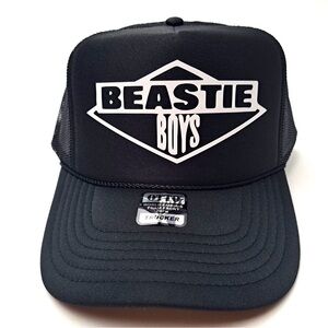 Beastie Boys Trucker Hat (snapback trucker hat-Adjustable) NWOT (Run DMC/MCA)